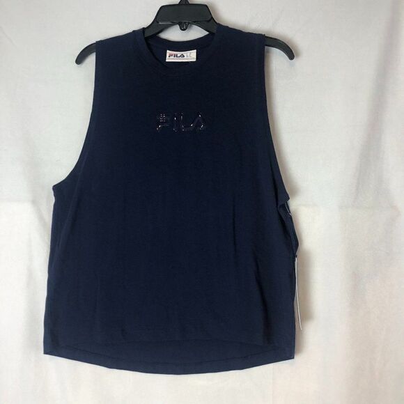 Fila NWT Womens Navy Tank Top Running Fitness Sport Size M.           SB - Picture 1 of 5